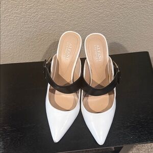 Alfani Black and White Women's Mules